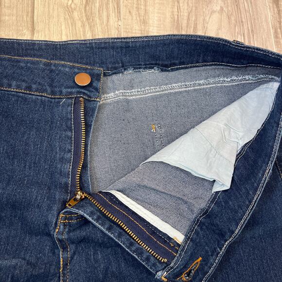 Women's Straight Leg Blue Jeans Size W38 L30 - Picture 7 of 9